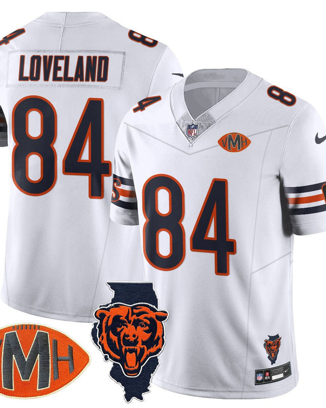 Men's Chicago Bears Honor Virginia Halas McCaskey Jersey - All Stitched CHIBEA_KDZ - KINDOZY