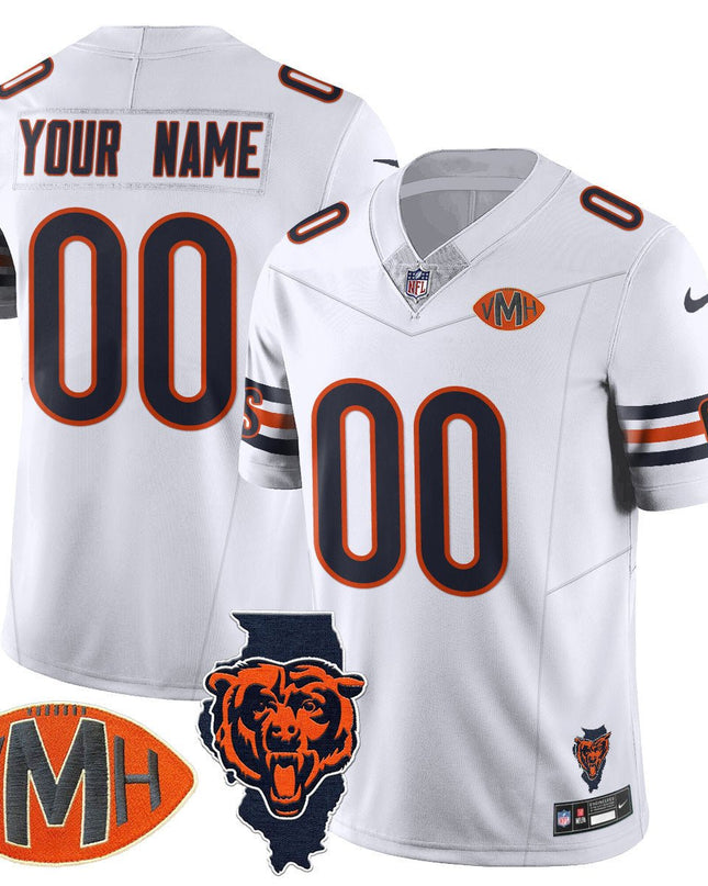 Men's Chicago Bears Honor Virginia Halas McCaskey Jersey - All Stitched CHIBEA_KDZ - KINDOZY