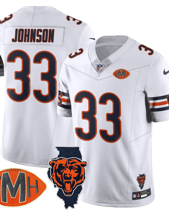 Men's Chicago Bears Honor Virginia Halas McCaskey Jersey - All Stitched CHIBEA_KDZ - KINDOZY