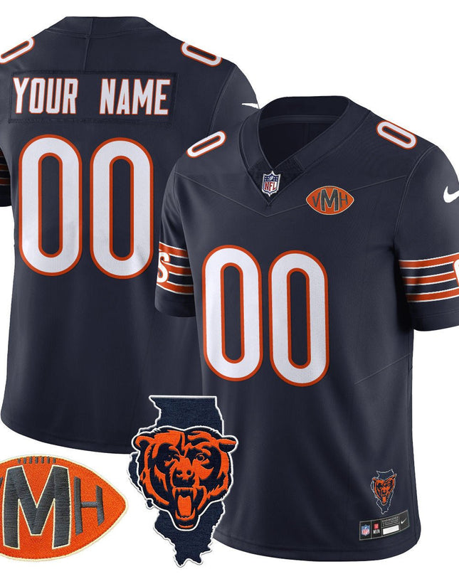 Men's Chicago Bears Honor Virginia Halas McCaskey Jersey - All Stitched CHIBEA_KDZ - KINDOZY