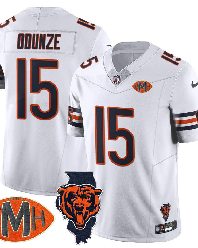 Men's Chicago Bears Honor Virginia Halas McCaskey Jersey - All Stitched CHIBEA_KDZ - KINDOZY