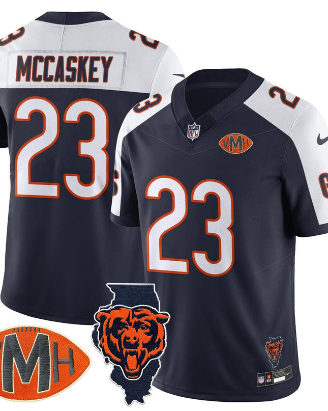 Men's Chicago Bears Honor Virginia Halas McCaskey Jersey - All Stitched CHIBEA_KDZ - KINDOZY