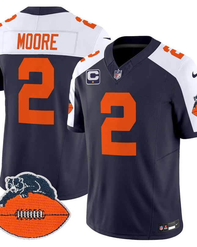 Men's Chicago Bears Throwback Vapor Limited Jersey - All Stitched CHIBEA_KDZ - KINDOZY