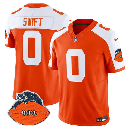 Men's Chicago Bears Throwback Vapor Limited Jersey - All Stitched CHIBEA_KDZ - KINDOZY