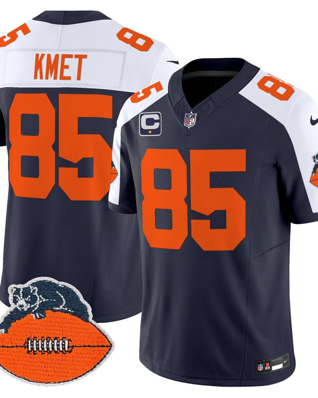 Men's Chicago Bears Throwback Vapor Limited Jersey - All Stitched CHIBEA_KDZ - KINDOZY