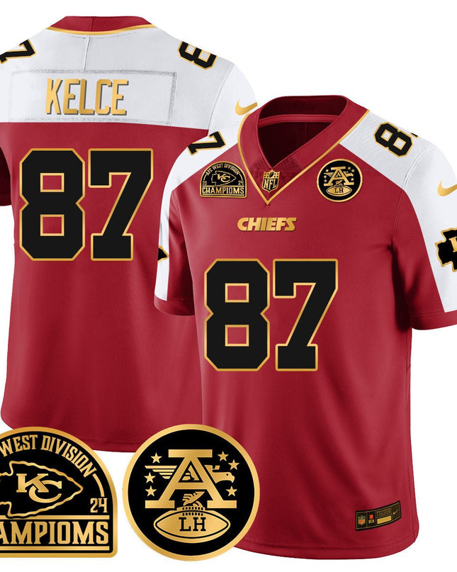 Men's Chiefs 2024 AFC West Champs Jersey - All Stitched KCCHI_KDZ - KINDOZY