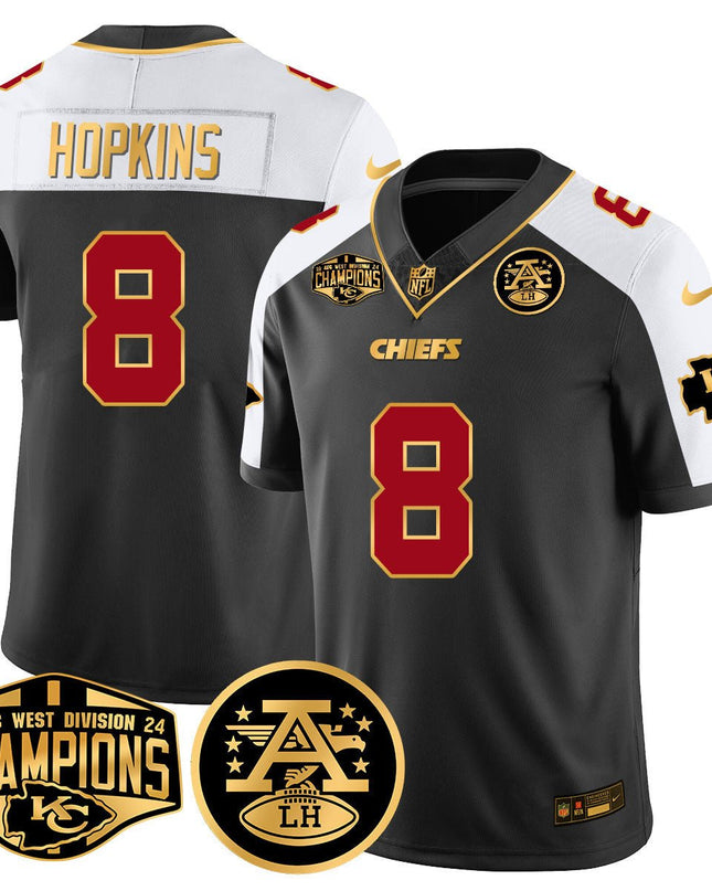 Men's Chiefs 2024 AFC West Champs Jersey - All Stitched KCCHI_KDZ - KINDOZY