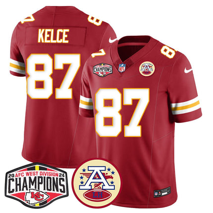 Men's Chiefs 2024 AFC West Champs Jersey - All Stitched KCCHI_KDZ - KINDOZY
