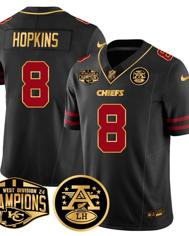 Men's Chiefs 2024 AFC West Champs Jersey - All Stitched KCCHI_KDZ - KINDOZY
