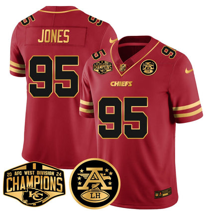 Men's Chiefs 2024 AFC West Champs Jersey - All Stitched KCCHI_KDZ - KINDOZY
