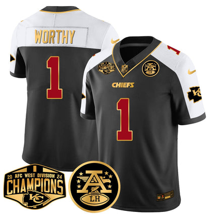 Men's Chiefs 2024 AFC West Champs Jersey - All Stitched KCCHI_KDZ - KINDOZY