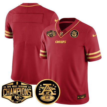 Men's Chiefs 2024 AFC West Champs Jersey - All Stitched KCCHI_KDZ - KINDOZY