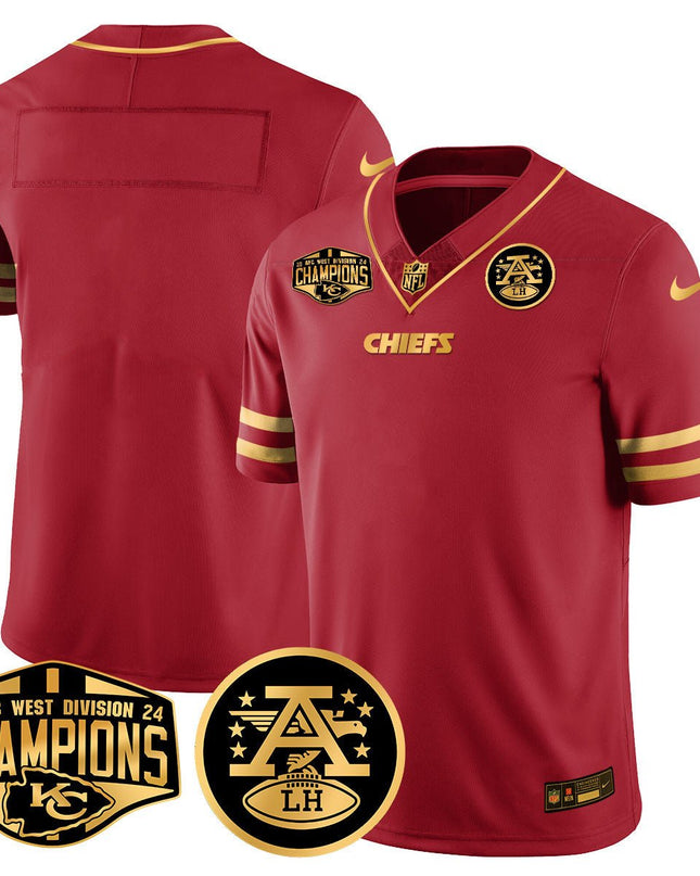 Men's Chiefs 2024 AFC West Champs Jersey - All Stitched KCCHI_KDZ - KINDOZY