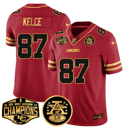 Men's Chiefs 2024 AFC West Champs Jersey - All Stitched KCCHI_KDZ - KINDOZY