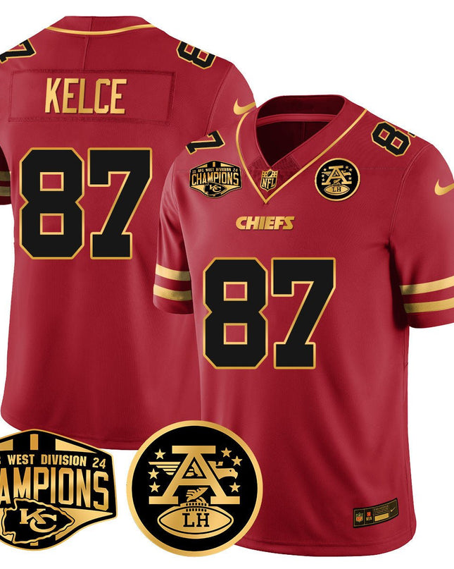 Men's Chiefs 2024 AFC West Champs Jersey - All Stitched KCCHI_KDZ - KINDOZY