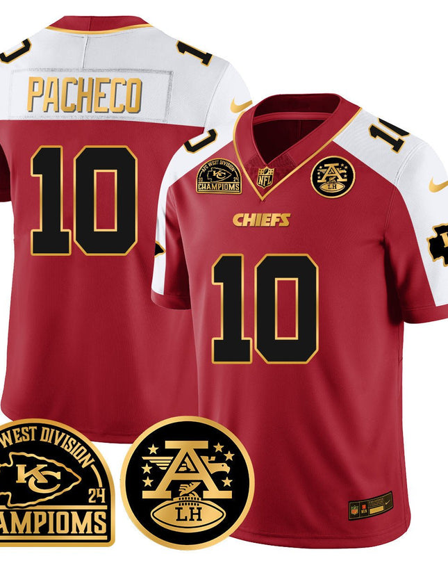 Men's Chiefs 2024 AFC West Champs Jersey - All Stitched KCCHI_KDZ - KINDOZY