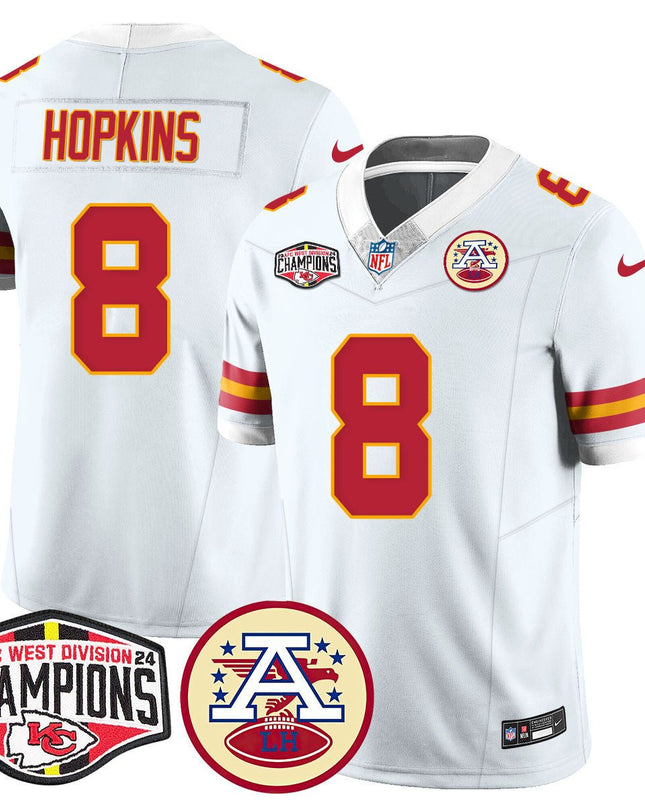 Men's Chiefs 2024 AFC West Champs Jersey - All Stitched KCCHI_KDZ - KINDOZY