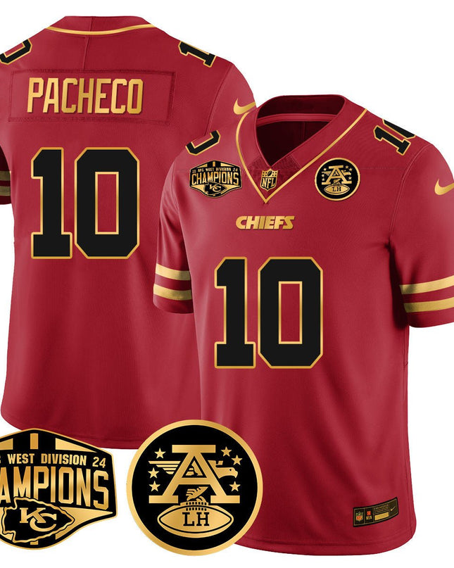 Men's Chiefs 2024 AFC West Champs Jersey - All Stitched KCCHI_KDZ - KINDOZY