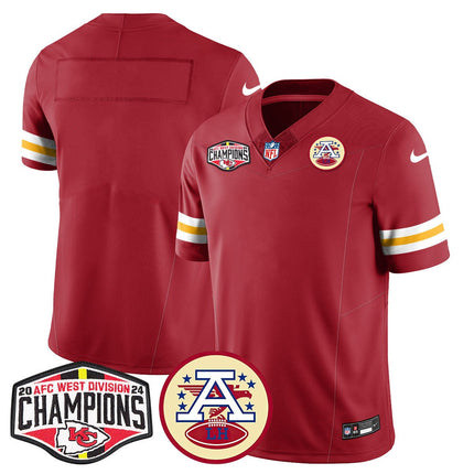 Men's Chiefs 2024 AFC West Champs Jersey - All Stitched KCCHI_KDZ - KINDOZY