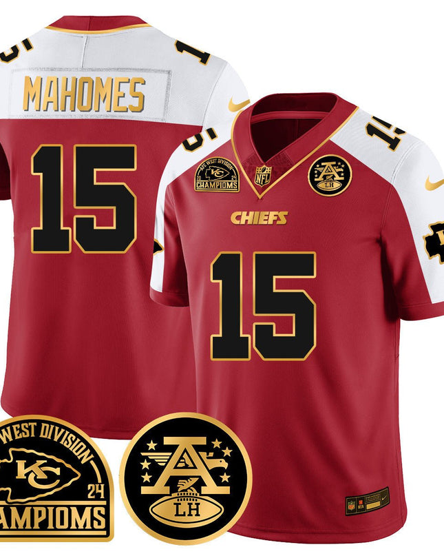 Men's Chiefs 2024 AFC West Champs Jersey - All Stitched KCCHI_KDZ - KINDOZY