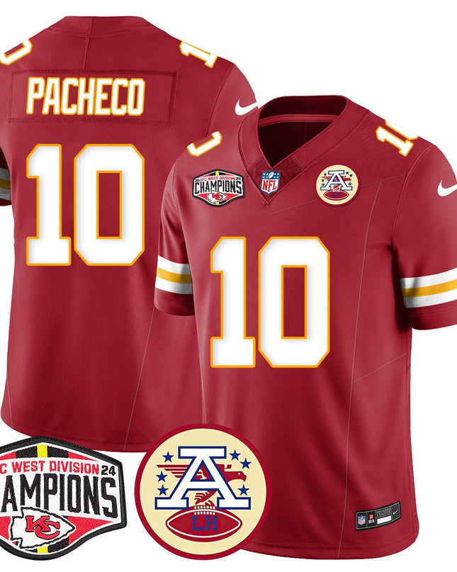 Men's Chiefs 2024 AFC West Champs Jersey - All Stitched KCCHI_KDZ - KINDOZY