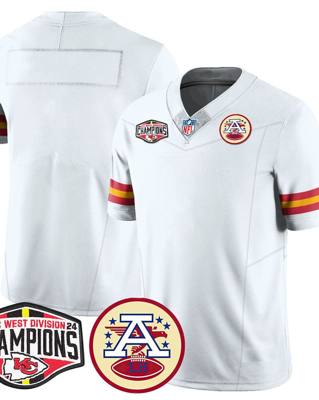 Men's Chiefs 2024 AFC West Champs Jersey - All Stitched KCCHI_KDZ - KINDOZY