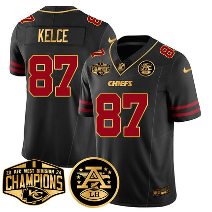 Men's Chiefs 2024 AFC West Champs Jersey - All Stitched KCCHI_KDZ - KINDOZY