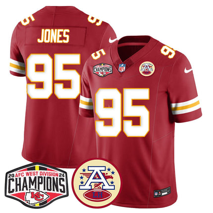 Men's Chiefs 2024 AFC West Champs Jersey - All Stitched KCCHI_KDZ - KINDOZY
