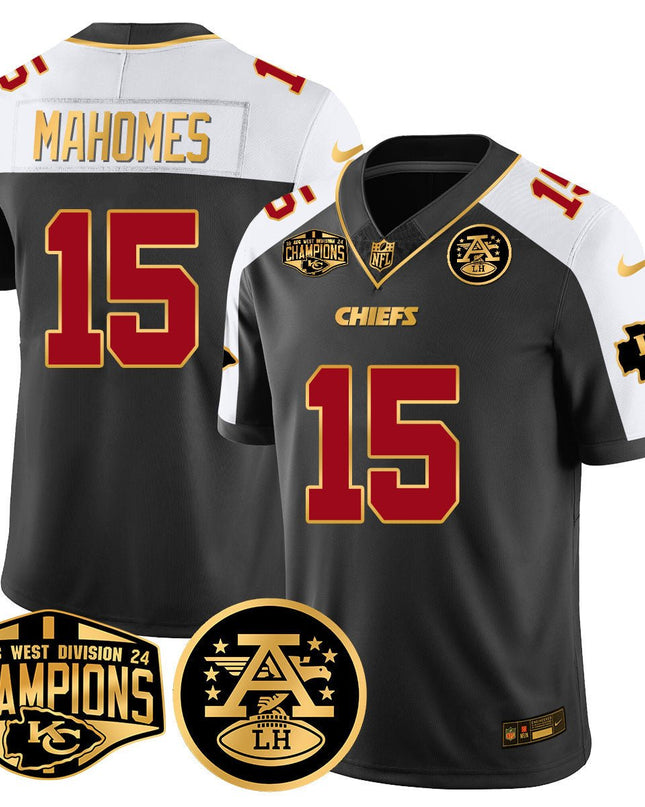 Men's Chiefs 2024 AFC West Champs Jersey - All Stitched KCCHI_KDZ - KINDOZY