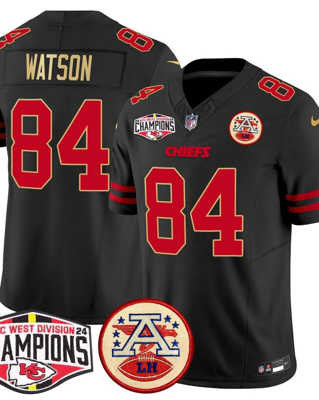 Men's Chiefs 2024 AFC West Division Champions Patch Vapor Limited Jersey - All Stitched KCCHI_KDZ - KINDOZY