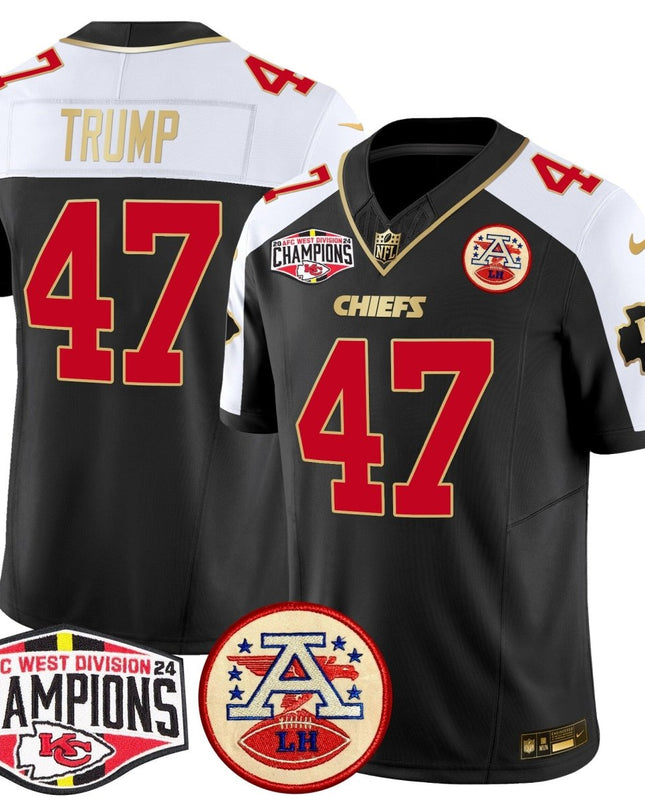 Men's Chiefs 2024 AFC West Division Champions Patch Vapor Limited Jersey - All Stitched KCCHI_KDZ - KINDOZY