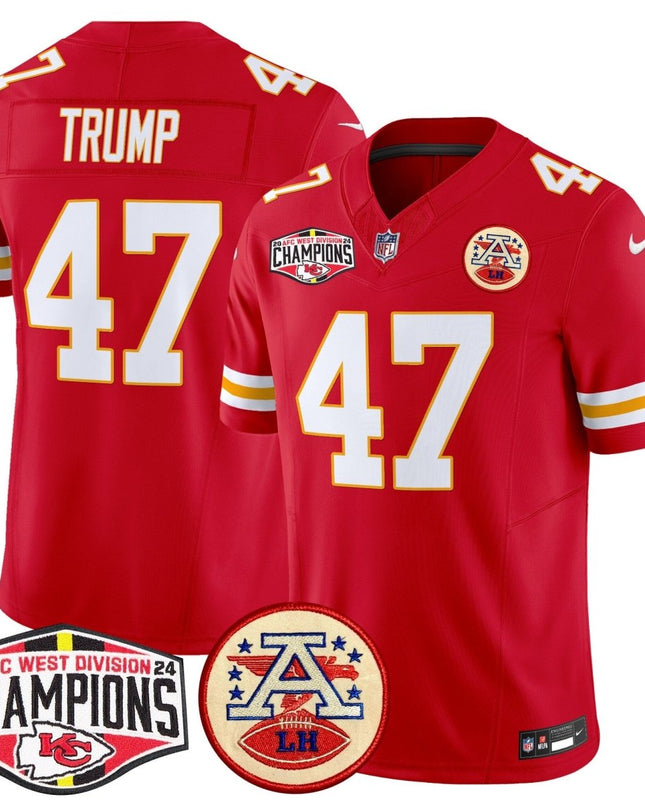 Men's Chiefs 2024 AFC West Division Champions Patch Vapor Limited Jersey - All Stitched KCCHI_KDZ - KINDOZY