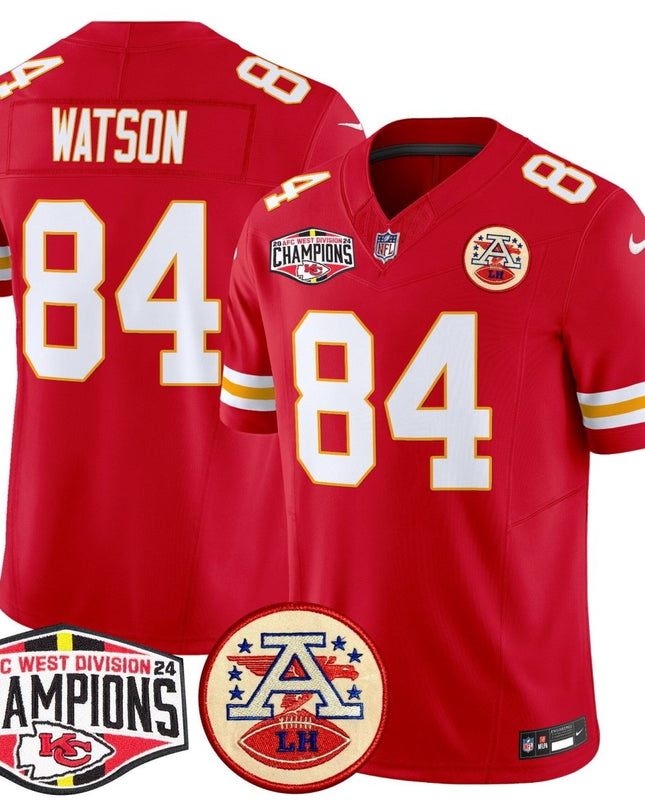 Men's Chiefs 2024 AFC West Division Champions Patch Vapor Limited Jersey - All Stitched KCCHI_KDZ - KINDOZY