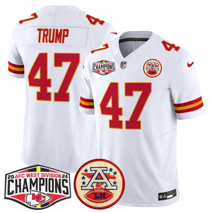 Men's Chiefs 2024 AFC West Division Champions Patch Vapor Limited Jersey - All Stitched KCCHI_KDZ - KINDOZY