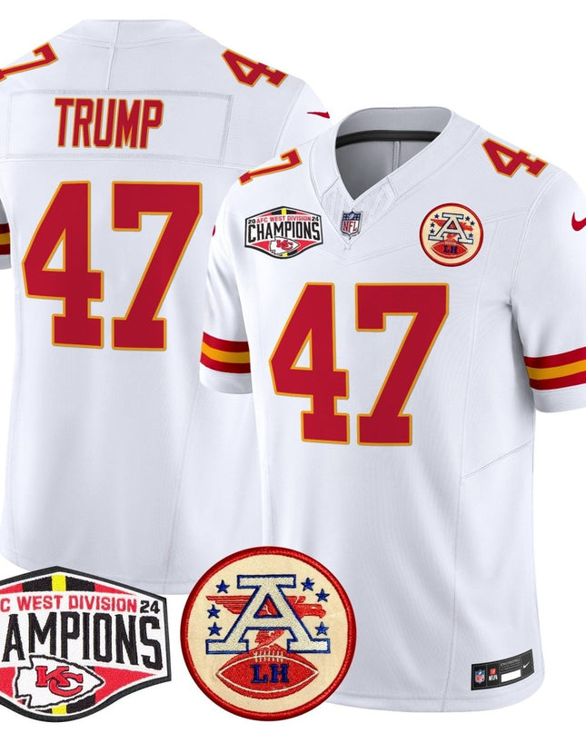 Men's Chiefs 2024 AFC West Division Champions Patch Vapor Limited Jersey - All Stitched KCCHI_KDZ - KINDOZY