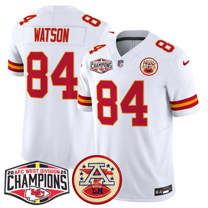 Men's Chiefs 2024 AFC West Division Champions Patch Vapor Limited Jersey - All Stitched KCCHI_KDZ - KINDOZY