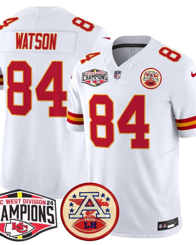 Men's Chiefs 2024 AFC West Division Champions Patch Vapor Limited Jersey - All Stitched KCCHI_KDZ - KINDOZY