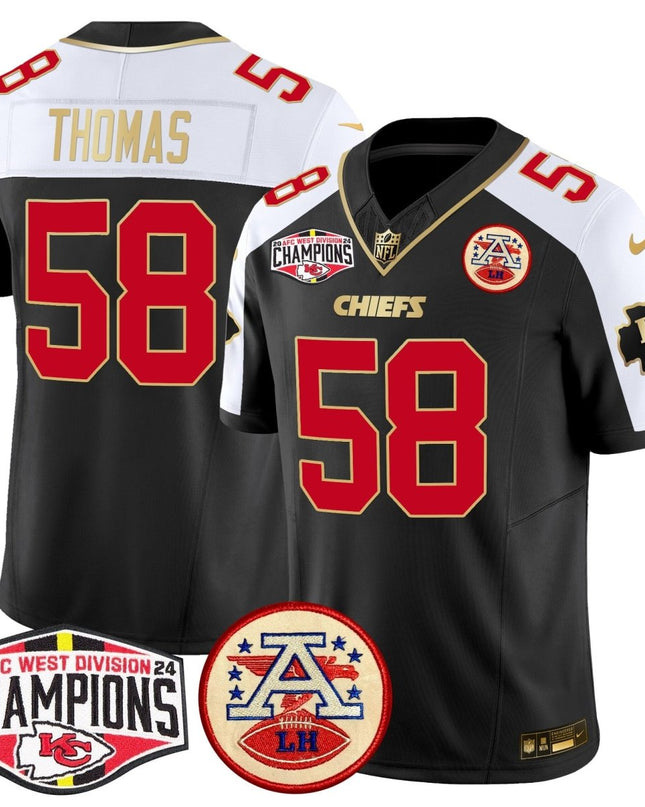 Men's Chiefs 2024 AFC West Division Champions Patch Vapor Limited Jersey - All Stitched KCCHI_KDZ - KINDOZY