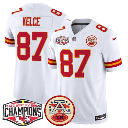 Men's Chiefs 2024 AFC West Division Champions Patch Vapor Limited Jersey - All Stitched KCCHI_KDZ - KINDOZY