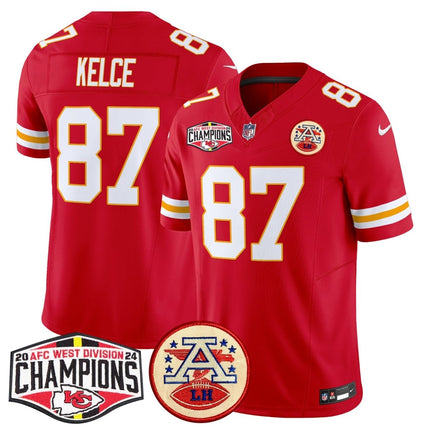 Men's Chiefs 2024 AFC West Division Champions Patch Vapor Limited Jersey - All Stitched KCCHI_KDZ - KINDOZY