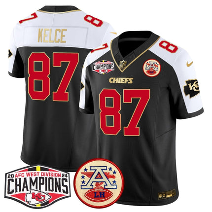 Men's Chiefs 2024 AFC West Division Champions Patch Vapor Limited Jersey - All Stitched KCCHI_KDZ - KINDOZY