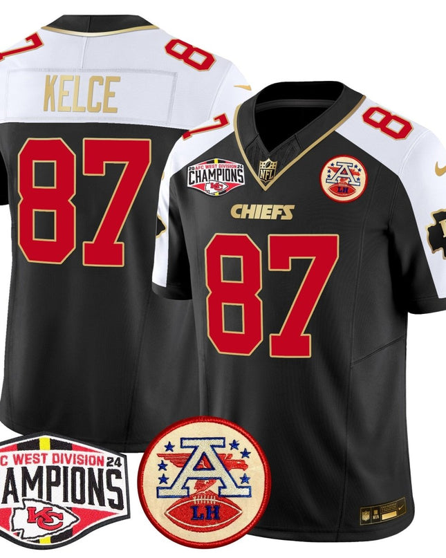Men's Chiefs 2024 AFC West Division Champions Patch Vapor Limited Jersey - All Stitched KCCHI_KDZ - KINDOZY
