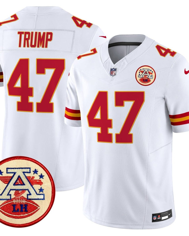 Men's Chiefs 2024 Lamar Hunt Patch Vapor Limited Jersey - All Stitched KCCHI_KDZ - KINDOZY