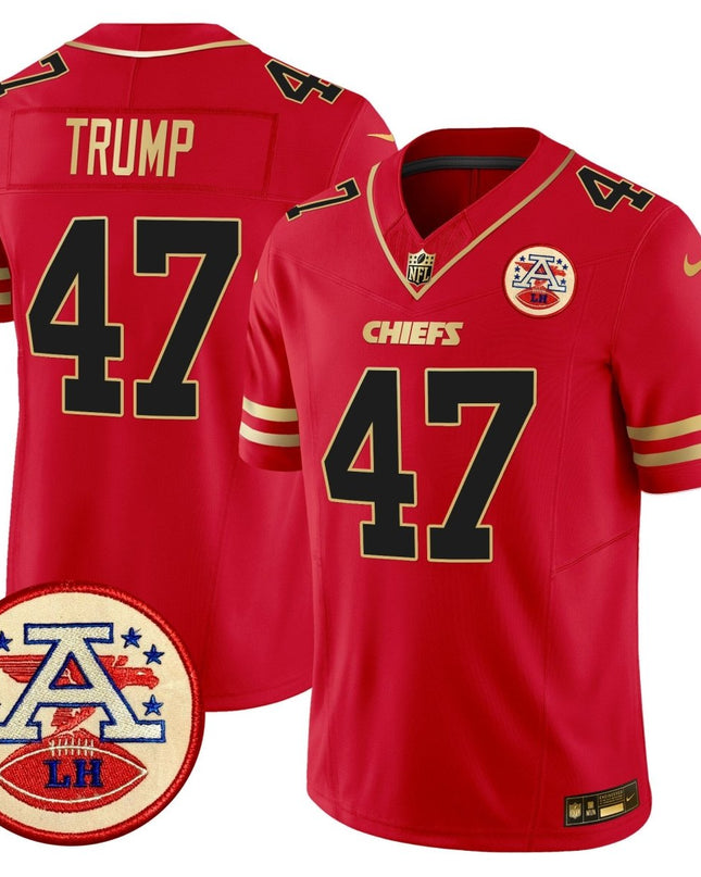 Men's Chiefs 2024 Lamar Hunt Patch Vapor Limited Jersey - All Stitched KCCHI_KDZ - KINDOZY