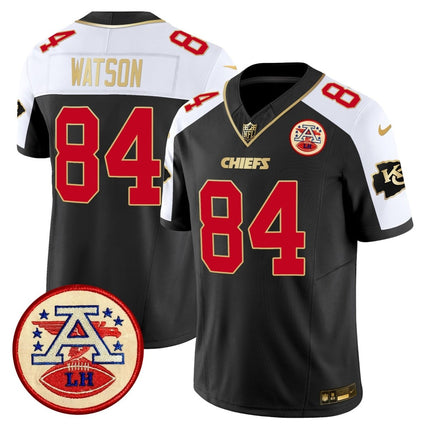 Men's Chiefs 2024 Lamar Hunt Patch Vapor Limited Jersey - All Stitched KCCHI_KDZ - KINDOZY