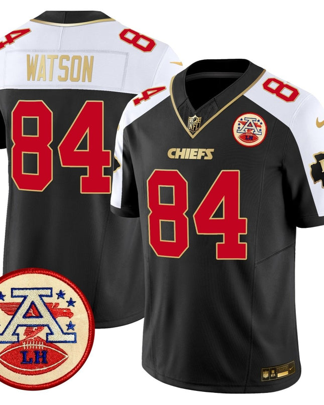 Men's Chiefs 2024 Lamar Hunt Patch Vapor Limited Jersey - All Stitched KCCHI_KDZ - KINDOZY