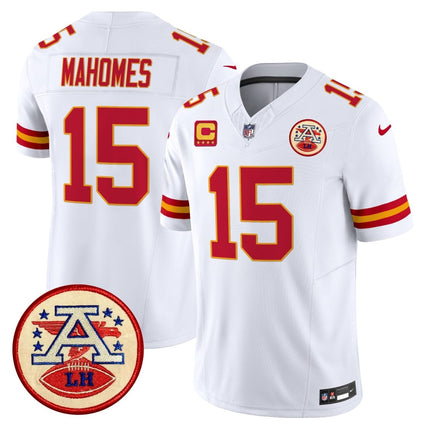 Men's Chiefs 2024 Lamar Hunt Patch Vapor Limited Jersey - All Stitched KCCHI_KDZ - KINDOZY