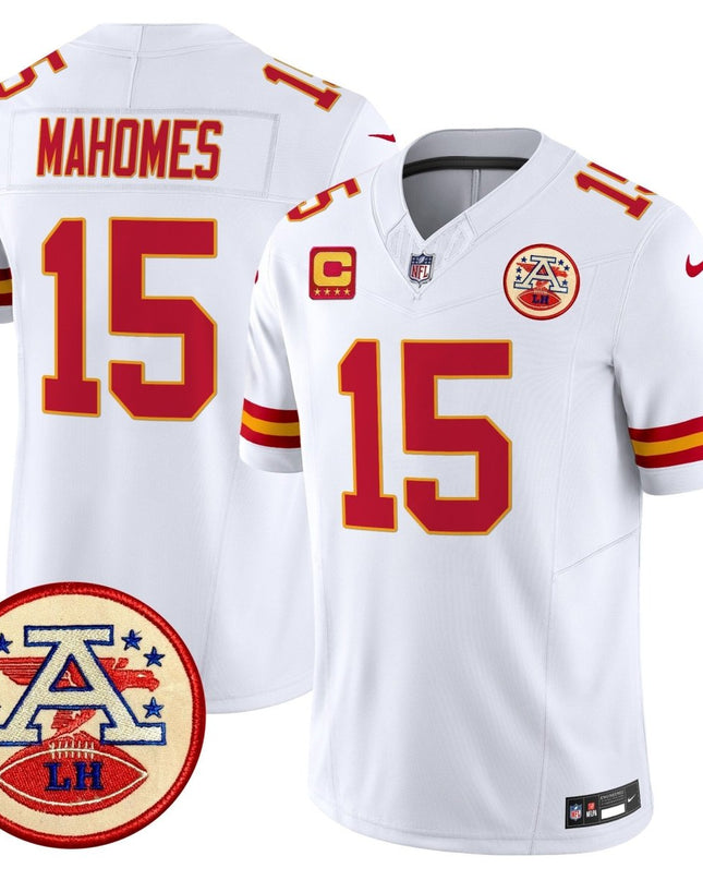 Men's Chiefs 2024 Lamar Hunt Patch Vapor Limited Jersey - All Stitched KCCHI_KDZ - KINDOZY
