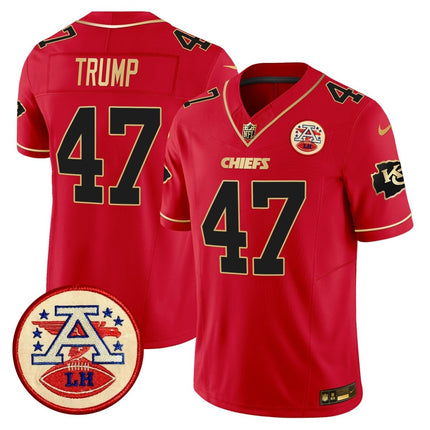 Men's Chiefs 2024 Lamar Hunt Patch Vapor Limited Jersey - All Stitched KCCHI_KDZ - KINDOZY