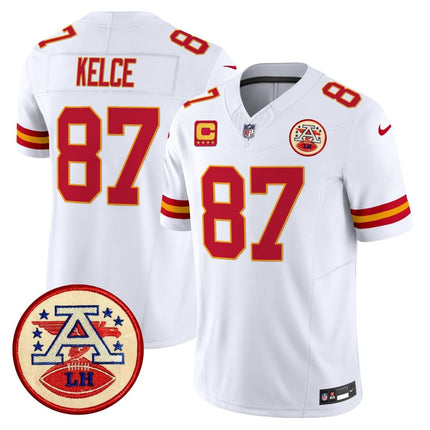 Men's Chiefs 2024 Lamar Hunt Patch Vapor Limited Jersey - All Stitched KCCHI_KDZ - KINDOZY